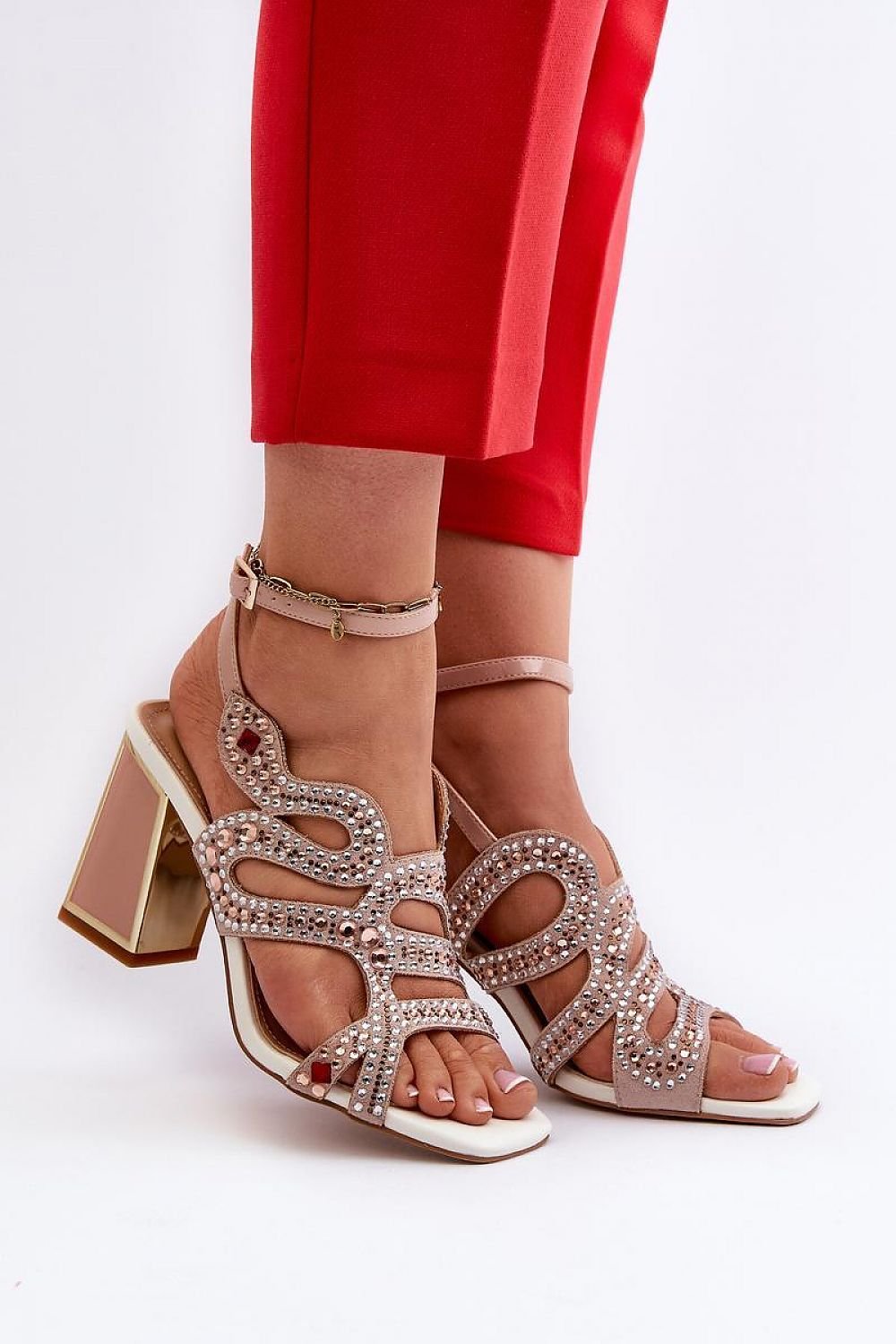 Heel sandals model 197173